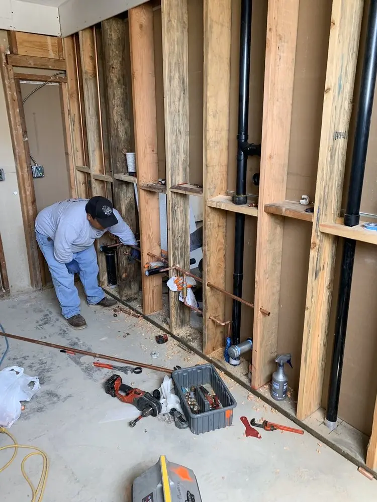 Commercial rough-in plumbing for Water Heater Replacement in New Haven